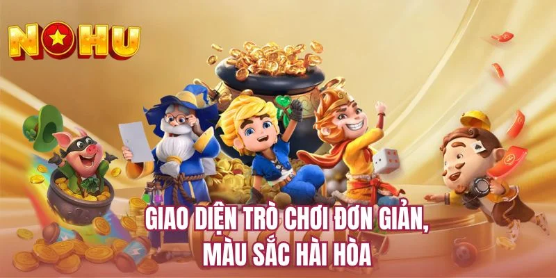 Giao diện trò chơi đơn giản, màu sắc hài hòa